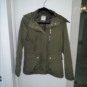 Old Navy Green Quilted Jacket
